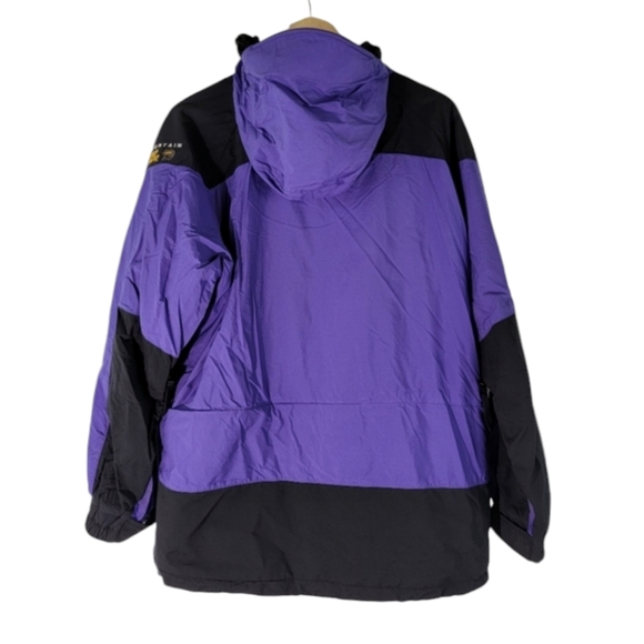 Mountain Hardware Conduit Purple Hooded Vented Rain Jacket Sz 12 Outdoor Nylon - Picture 2 of 12